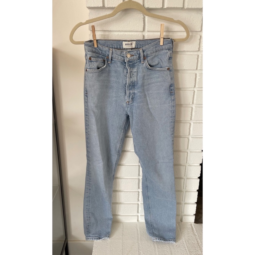 Agolde Nico High Rise Slim Button Fly Jeans - 26